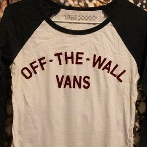 XS - Vans Off the Wall Baseball Shirt